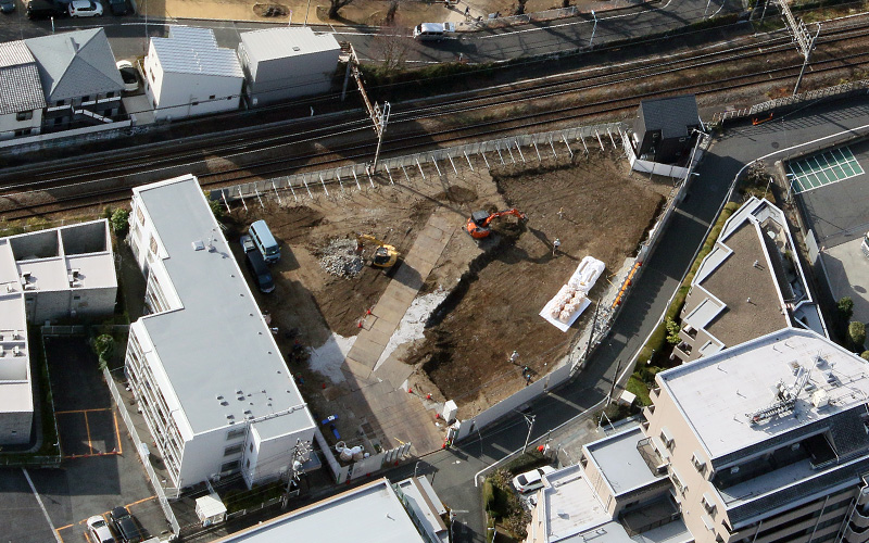 2025年2月22日の現地航空写真