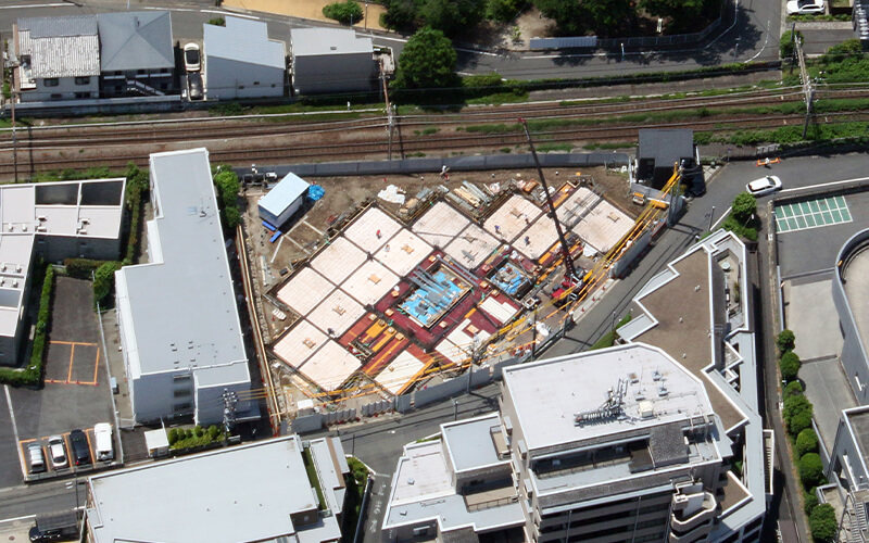 SPRING SQUARE EIFUKU 2025年5月22日の現地航空写真