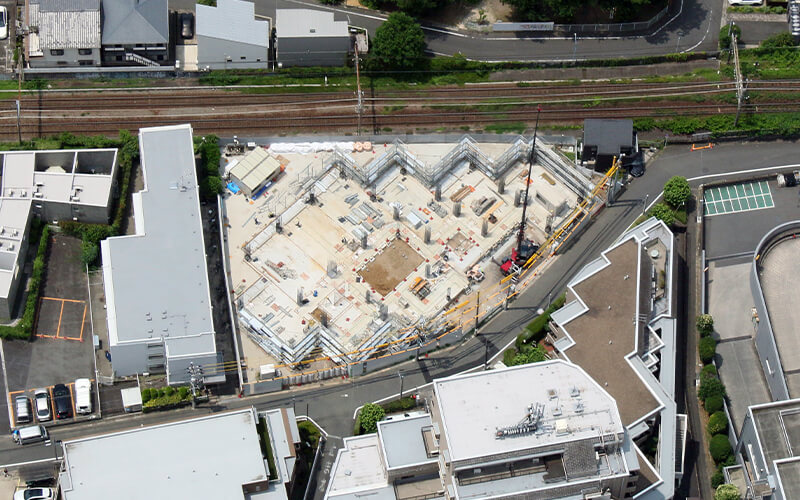 スプリングスクエア永福 2025年6月20日の現地航空写真